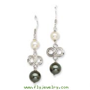 Sterling Silver Cultured Pearl Earrings