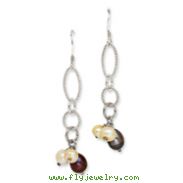 Sterling Silver Cultured Pearl Earrings