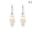 Sterling Silver Cultured Pearl Earrings