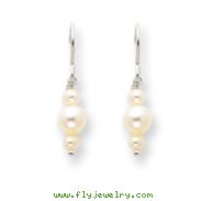 Sterling Silver Cultured Pearl Earrings