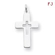 Sterling Silver Cut-out Cross