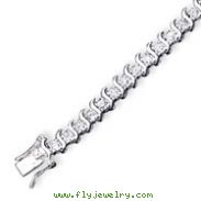 Sterling Silver CZ Bracelet