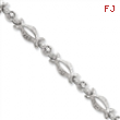 Sterling Silver CZ Bracelet