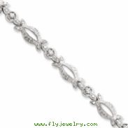 Sterling Silver CZ Bracelet