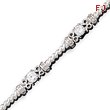 Sterling Silver CZ Bracelet