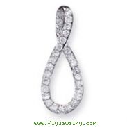 Sterling Silver CZ Fancy Pendant