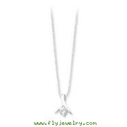 Sterling Silver CZ Necklace