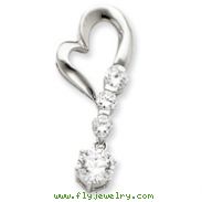 Sterling Silver CZ Pendant