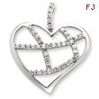 Sterling Silver CZ Pendant