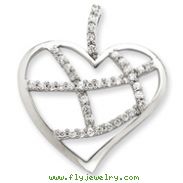 Sterling Silver CZ Pendant