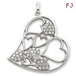 Sterling Silver CZ Pendant