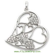 Sterling Silver CZ Pendant