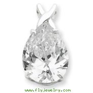 Sterling Silver CZ Pendant