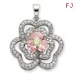Sterling Silver CZ Pendant