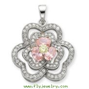 Sterling Silver CZ Pendant