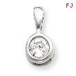 Sterling Silver CZ Pendant