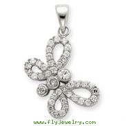 Sterling Silver CZ Pendant