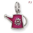 Sterling Silver Dark Pink Water Jug Charm