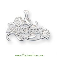 Sterling Silver Daughter Charm