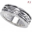 Sterling Silver Decorative Metal Fashion Ring