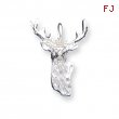 Sterling Silver Deer Head Charm