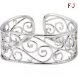 Sterling Silver Diamond Cuff Bracelet