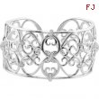 Sterling Silver Diamond Cuff Bracelet