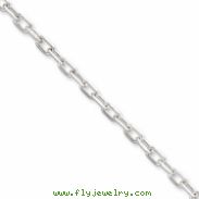 Sterling Silver Diamond-cut  Open Link Cable Chain