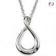 Sterling Silver Diamond Necklace