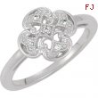 Sterling Silver Diamond Ring