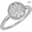 Sterling Silver Diamond Ring