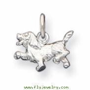 Sterling Silver Dog Charm