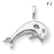 Sterling Silver Dolphin Charm