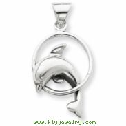 Sterling Silver Dolphin Charm