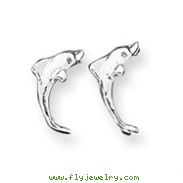 Sterling Silver Dolphin Mini Earrings