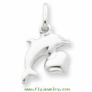 Sterling Silver Dolphin Pendant