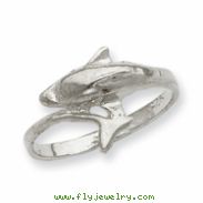 Sterling Silver Dolphin Ring