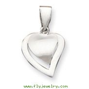 Sterling Silver Double Heart Pendant