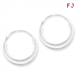 Sterling Silver Double Hoop Earrings