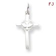 Sterling Silver Dove Cross Charm