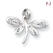 Sterling Silver Dragonfly Charm