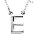 Sterling Silver E 16