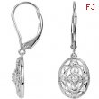 Sterling Silver EARRINGS Complete with Stone NONE ROUND VARIOUS Diamond Polished 1/10 CTW DIA EARRIN