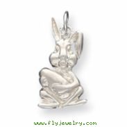 Sterling Silver Easter Bunny Charm