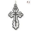 Sterling Silver Eastern Orthodox Cross Pendant