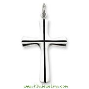 Sterling Silver Enamel Cross Pendant