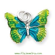 Sterling Silver Enameled Charm