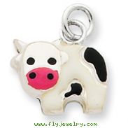 Sterling Silver Enameled Charm