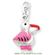 Sterling Silver Enameled Charm