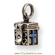 Sterling Silver Enameled Prayer Box Charm